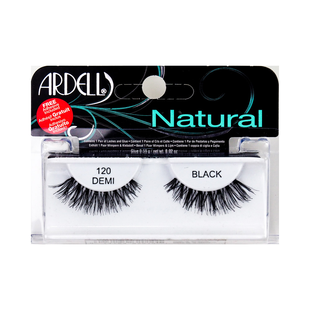 114999.jpg ARDELL NATURAL eyelashes pocket pack #120-demi black 5 ml - Image 1