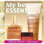 Nuxe My Beauty Essentials Set Huile Prodigieuse Or 50ml/Nuxe Prodigieux Precious Scented Shower Gel 100ml/Reve De Miel Lip Balm 15gr/Pouch