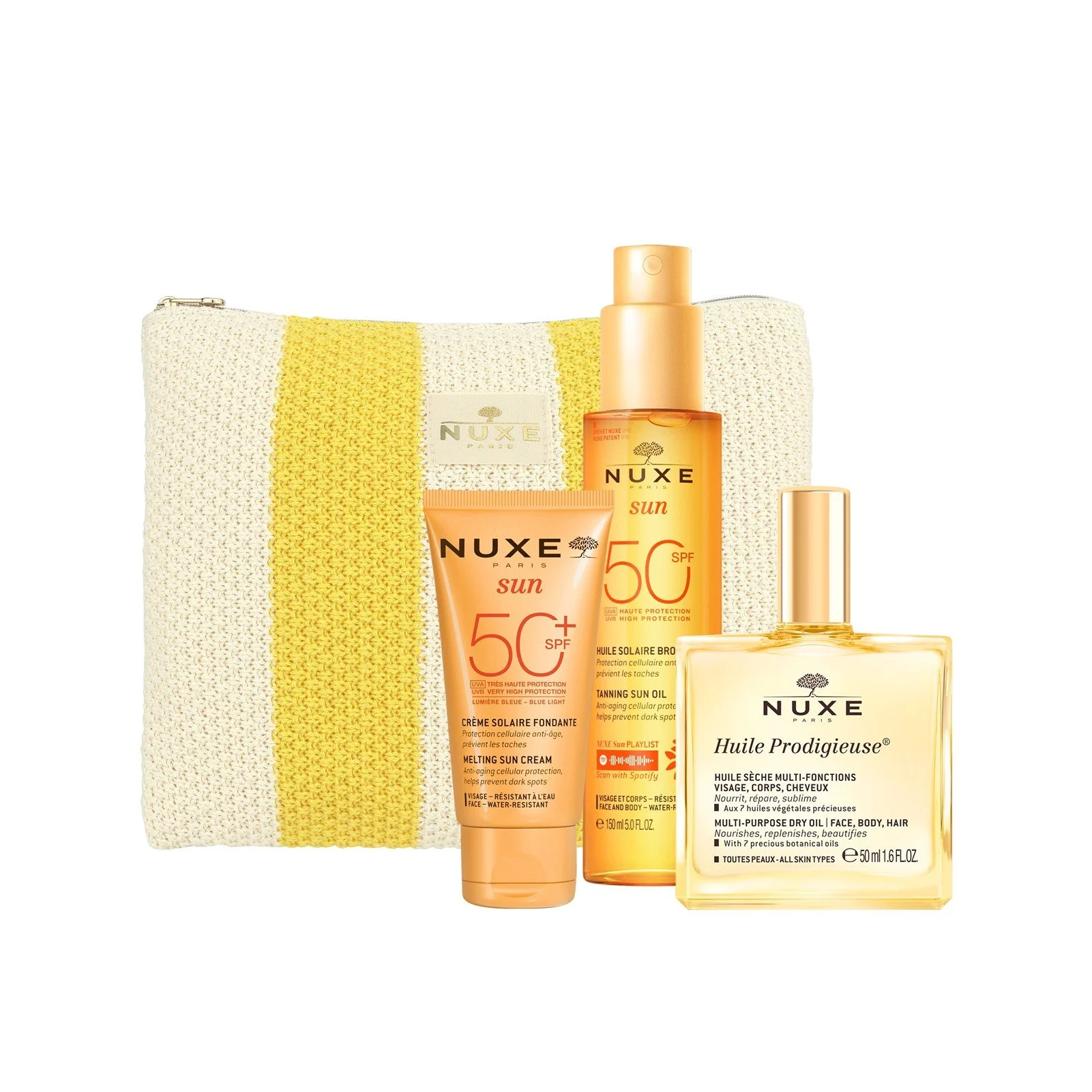 3264680046889.webp Nuxe My Summer Essentials Travel Kit Facial Sunscreen 30ml/Sun Spray 50ml/After-Sun Milk 50ml