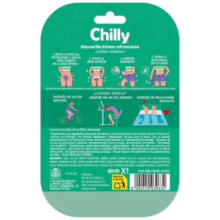 CHILLY REFRESHING intimate mask 1 unit