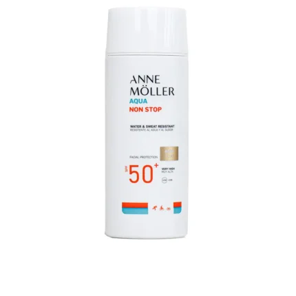 ANNE MÖLLER AQUA NON STOP water and sweat resistant glow fluid SPF50+ 75 ml