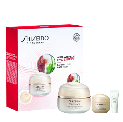 SHISEIDO BENEFIANCE EYE CONTOUR SET Eye contour cream 15ml + Face cream 15ml + Night face cream 5ml